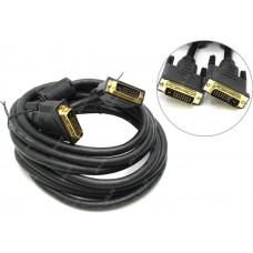 VCOM VDV6300-3м Кабель монитор - SVGA card DVI-D (25M -25M) 3м 2 фильтра