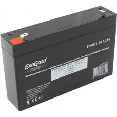 Аккумулятор Exegate EXG672/GP672 (6V, 7.2Ah) для UPS EP234536RUS