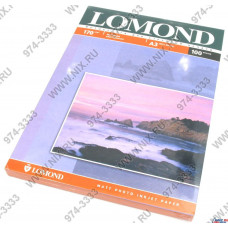 LOMOND 0102012 (A3, 100 листов, 170 г/м2) бумага матовая двусторонняя