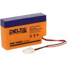 Аккумулятор Delta DTM 12008 (12V, 0.8Ah) для слаботочных систем