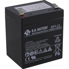 Аккумулятор B.B. Battery BP5-12 (12V, 5Ah) для UPS