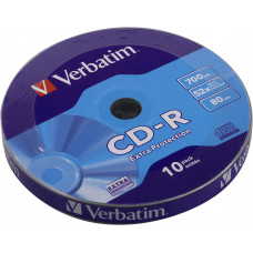 CD-R Verbatim  700Mb 52x sp. уп.10 шт 43725