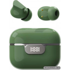 Беспроводные наушники Venso VT-807 (зелёные) (внутриканальные, портативные, Bluetooth 5.1, 10-25000 Гц, быстрая зарядка,